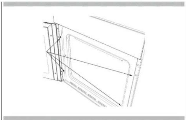 CANDY MEF340VTX - Extracción de la puerta del hora corredera - 4