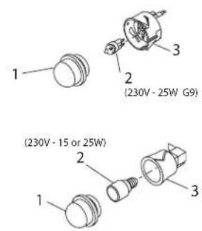 CANDY MEF340VTX - AVERTISSEMENT - 1