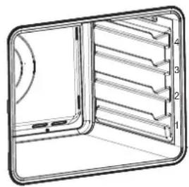 CANDY MEF340VTX - Aliments recommendés pour le mode convection européen - 2