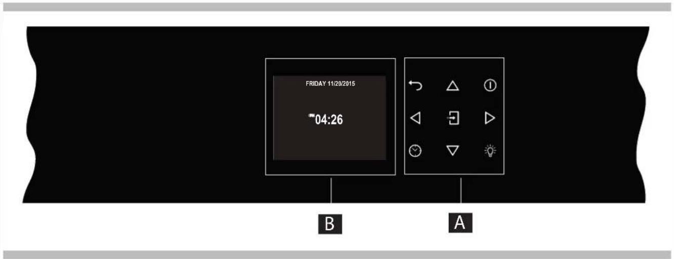 CANDY MEF340VTX - EN 5 - Control panel - 1