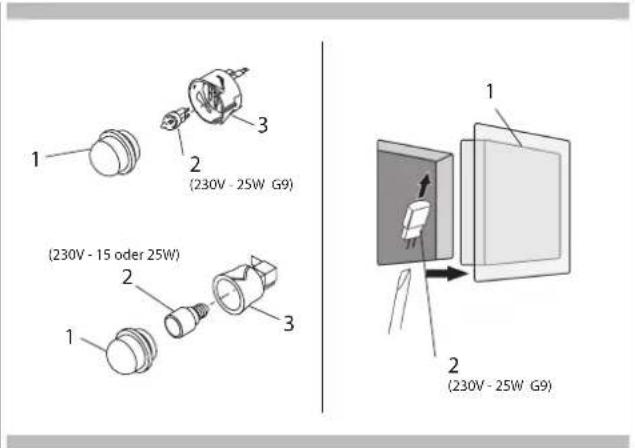 CANDY MEF340VTX - WARNING - 1