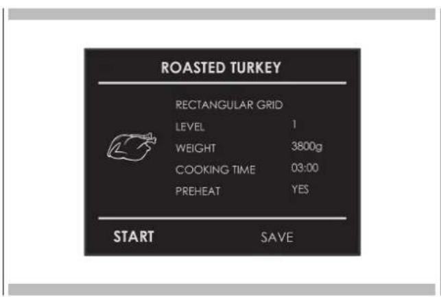 CANDY MEF340VTX - Ein vorhandenes Rezept auswahlen: - 1