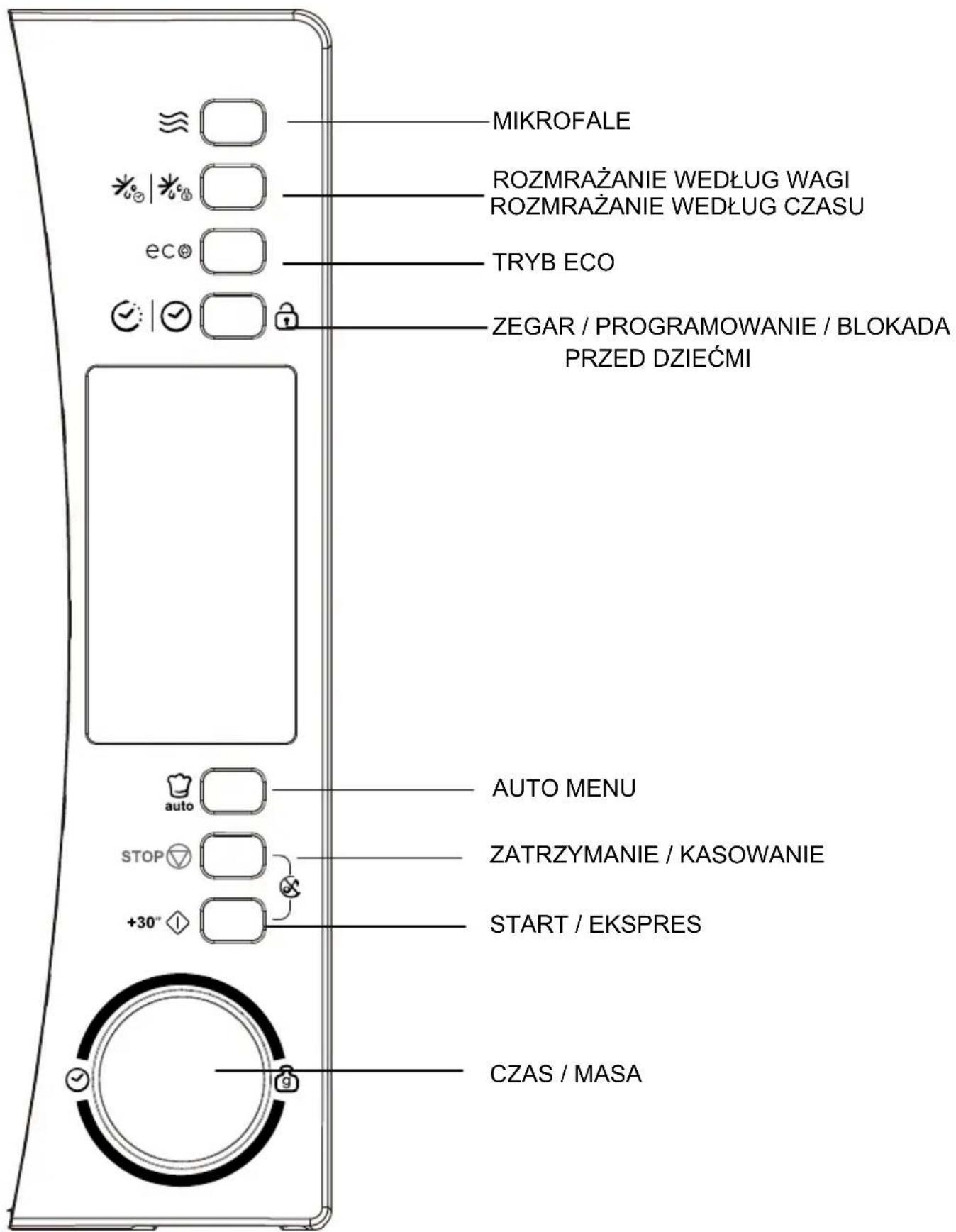 CANDY CBWM 30 DS - Kuchenka mikrofalowa Instrukcja Obsługi - 1