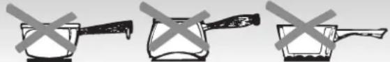 CANDY PCT25CBCH64CCB - HOB COOKWARE ADVICE - 1
