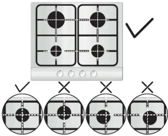 CANDY CHW6LPX - OCAK KULLANIMI KULLANIM TALIMATLARI - 1