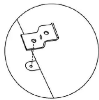 CANDY CDIC 30 - Adjusting the bracket position - 2
