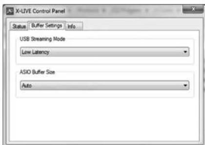 BEHRINGER XLIVE - Driver Control Panels - 2