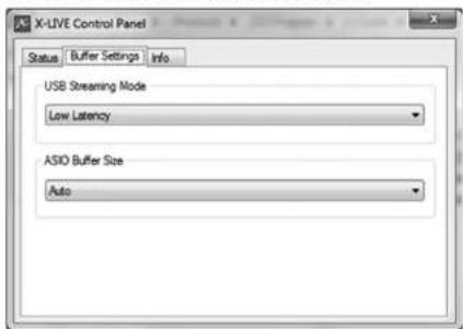 BEHRINGER XLIVE - Paneles de control del driver - 2