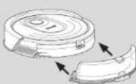 SHARK Ai Robot Vacmop RV2001WD - INSERIRE IL SERBATOIO NEL ROBOT - 1