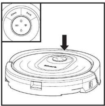 SHARK Ai Robot Vacmop RV2001WD - TASTEN UND ANZEIGELEUCHTEN - 1
