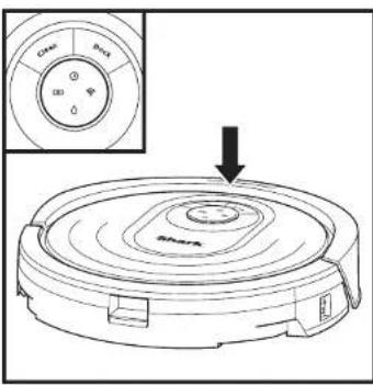 SHARK Ai Robot Vacmop RV2001WD - PULSANTI E SPIE LUMINOSE - 1