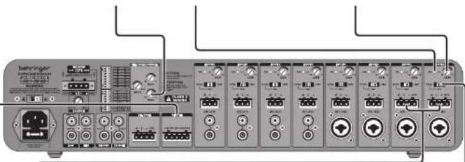 BEHRINGER Eurocom MA4000M - CAUTION RISK OR ELECTRIC SHOCK? ATTENTION 1 RISQUD CLECRIOVATION? - 2