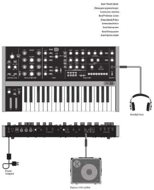 BEHRINGER Poly D - POLY D Hook-up - 2