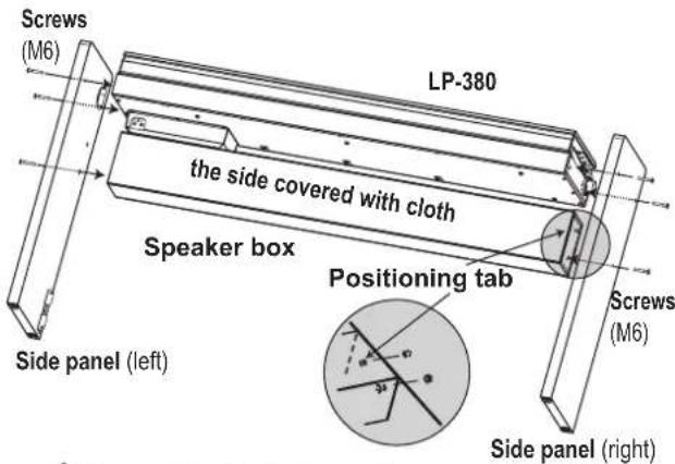 KORG LP380U - Assembly procedure - 10