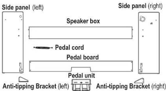 KORG LP380U - Assembly procedure - 4