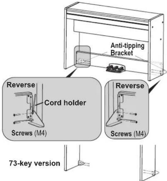 KORG LP380U - Assembly procedure - 16