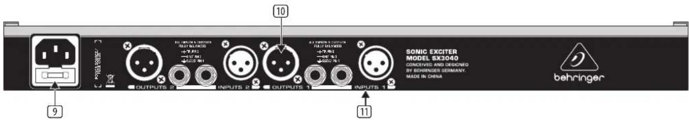 BEHRINGER Sonic Exciter SX3040 - Panneau arrière - 1