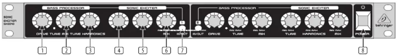 BEHRINGER Sonic Exciter SX3040 - Face avant - 1