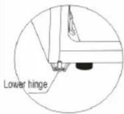 CANDY CWC 154 EMD - Reversing the Door Swing of Your Wine Cooler - 7