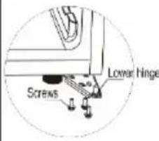 CANDY CWC 154 EMD - Reversing the Door Swing of Your Wine Cooler - 6