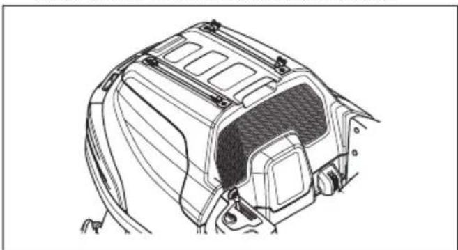 HUSQVARNA R 420TsX AWD - Pour nettoyer la prise d'air froid du moteur - 2