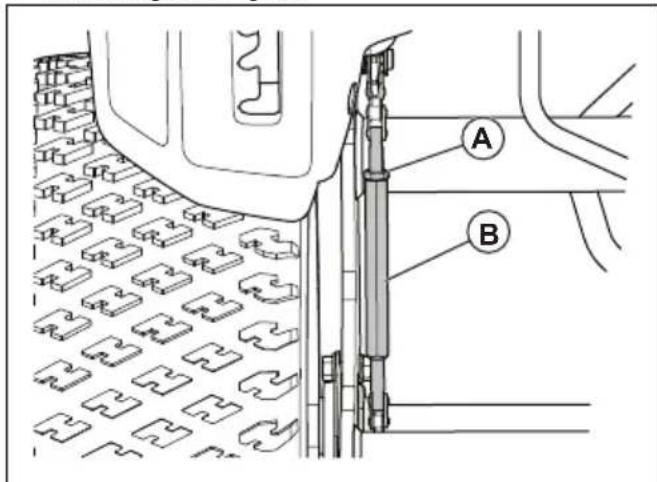 HUSQVARNA R 420TsX AWD - De uitlijning van het maaidek afstellen - 11
