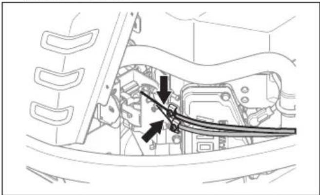 HUSQVARNA R 420TsX AWD - MazanjeŽične potegeplina,čoka in ležajev ročice - 1