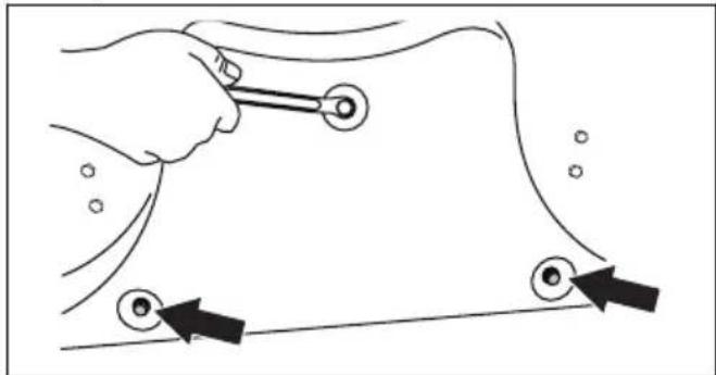 HUSQVARNA R 420TsX AWD - Pour retarder et installer le bouchon BioClip sur le carter de coupe Combi 103, Combi 112, Combi 122 - 1