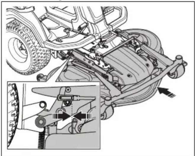 HUSQVARNA R 420TsX AWD - So befestigen Sie das Mähdeck - 6
