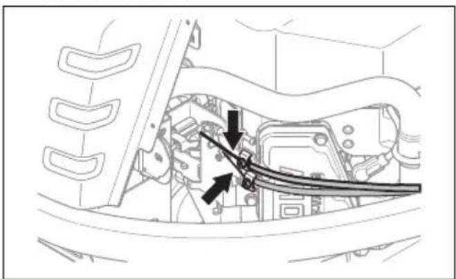 HUSQVARNA R 420TsX AWD - Pour lubrifier le cable d'accelération, le cable de starter et les roulements de levier - 1