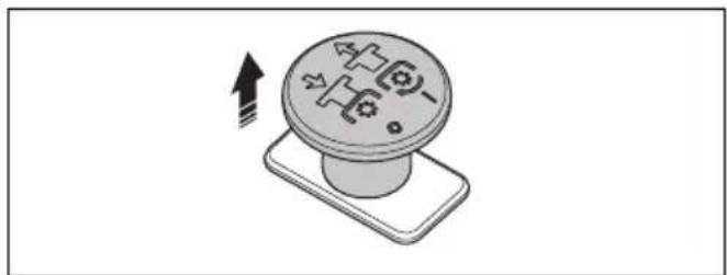 HUSQVARNA R 420TsX AWD - PTO-knop (aftakas) - 1