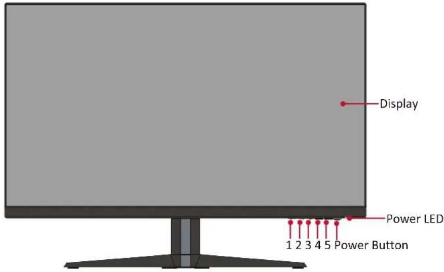 VIEWSONIC VX Series VX27052KPMHD - Vue avant et arrêté - 1