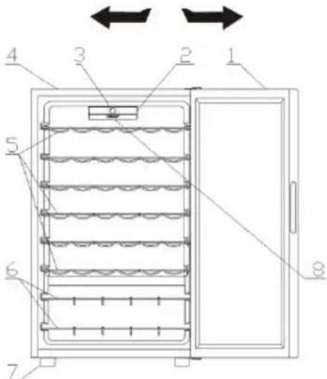 HOOVER HWC 200 EELWN - PORTA REVERSIVE - 1