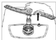 BOMANN TSG 7402.1 - Cleaning the lower spray arm - 1