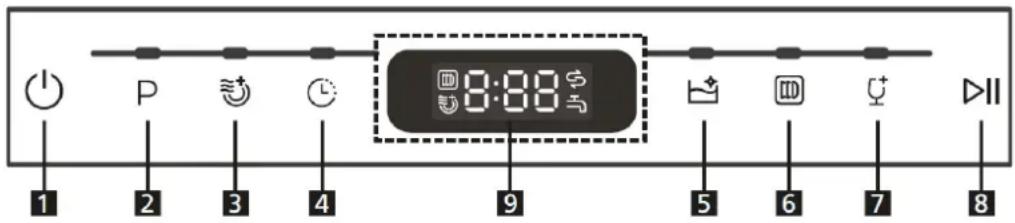 BOMANN TSG 7402.1 - Ovládací panel - 1