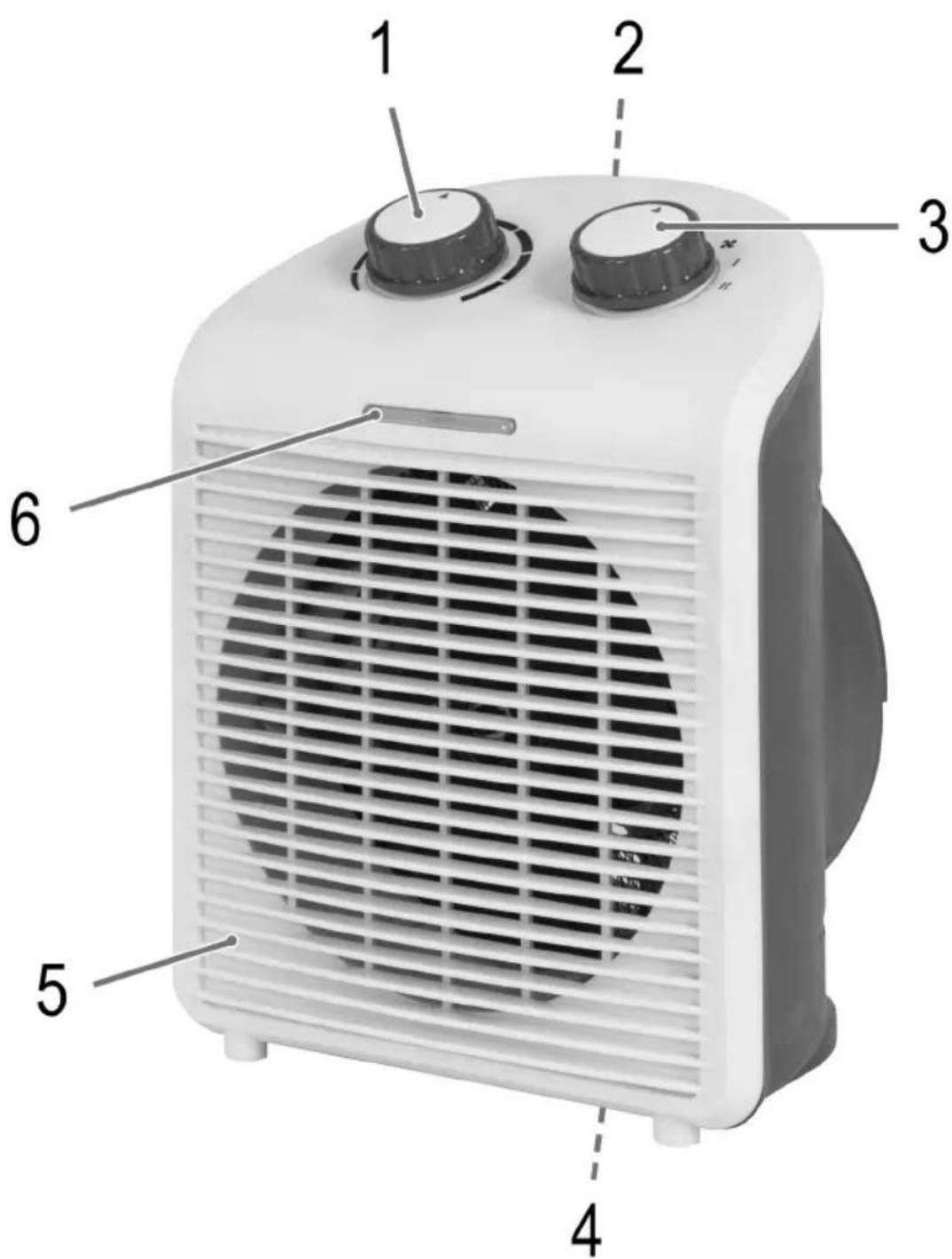 BOMANN HL 6040 CB - Übersicht der Bedienelemente - 1