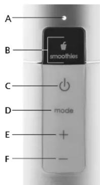 Solis Perfect Blender Pro Slim 8327 - TASTI FUNZIONE E IL DISPLAY - 1