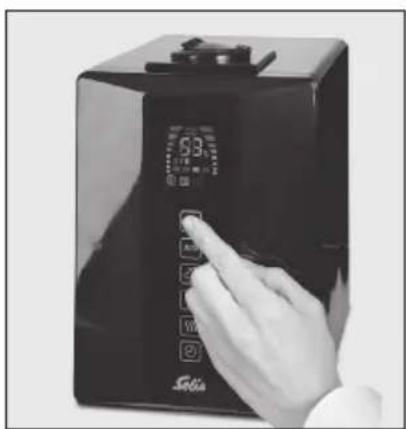Solis Ultrasonic Hybrid 7214 - tUrninG on tHe aPPlianCe - 2