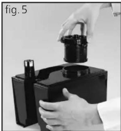 Solis Ultrasonic Hybrid 7214 - aPPortare la CartUCCia deCalCiFiCante e VersaMento dell'aCQUa nel serBatoio - 5