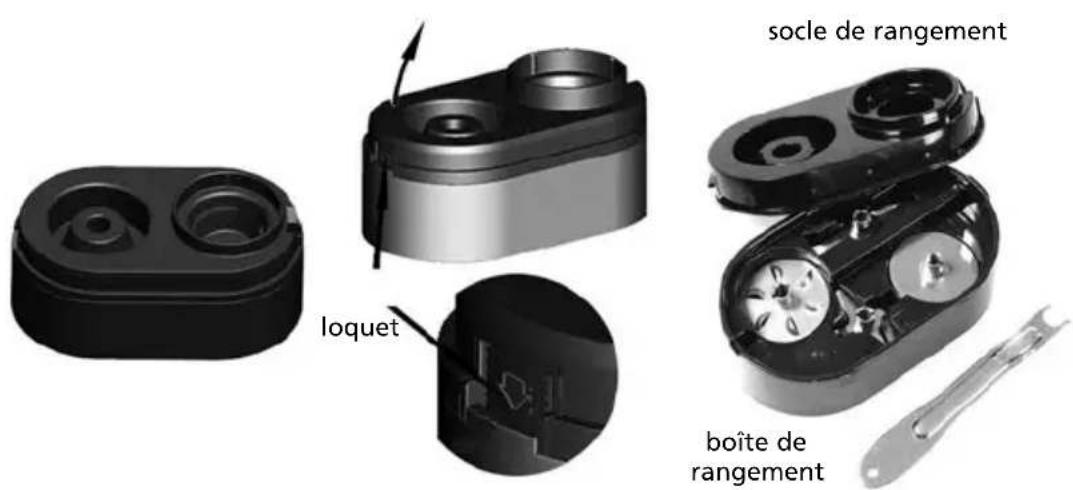 Solis XChange 835 - OUVRIR LA BOÎTE ET LE SOCLE DE RANGEMENT - 1