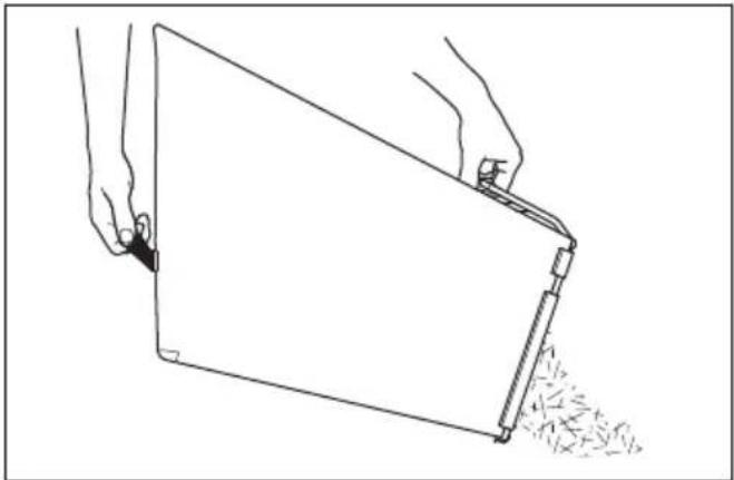 HUSQVARNA LB 256SP - 格拉スチヤ一を空にする方法 - 2