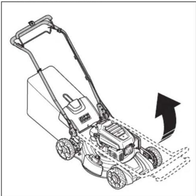 HUSQVARNA LB 256SP - Product in de werkstand zetten - 1
