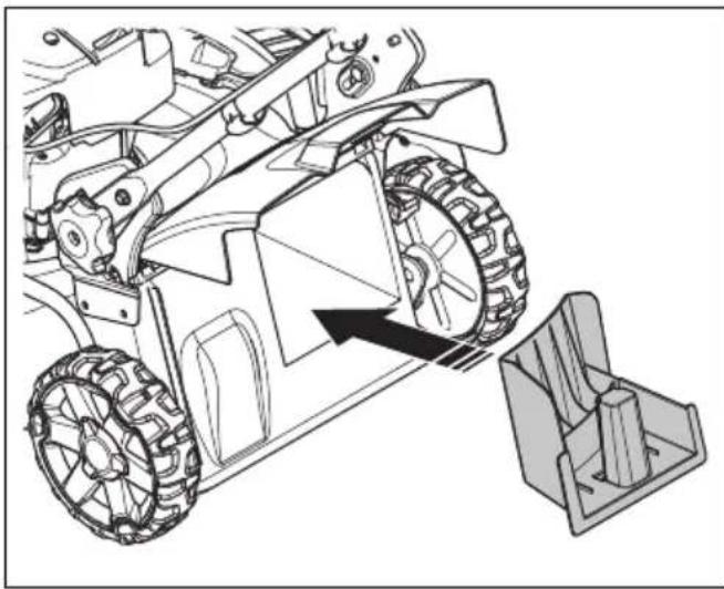 HUSQVARNA LB 256SP - 将产品更改为侧向排草模式 - 3