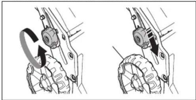 HUSQVARNA LB 256SP - 调节手柄 - 2