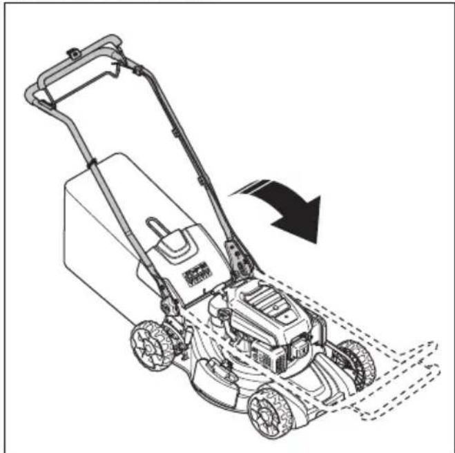 HUSQVARNA LB 256SP - Urünü taşima konumuna getirme - 2