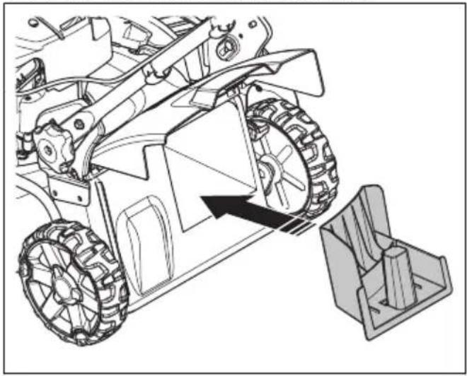 HUSQVARNA LB 256SP - Ustawianie trybu wyrzutu bocznego urzadzenia - 3