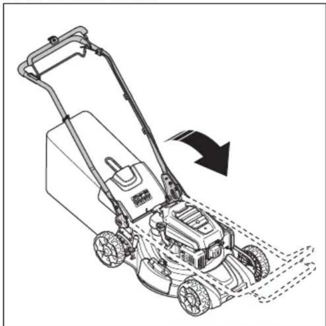 HUSQVARNA LB 256SP - To set the product in transport position - 2
