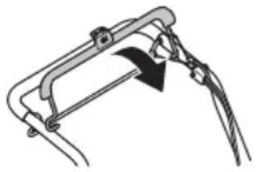 HUSQVARNA LB 256SP - Sprawdzanie dzwigni hamulca silnika - 1