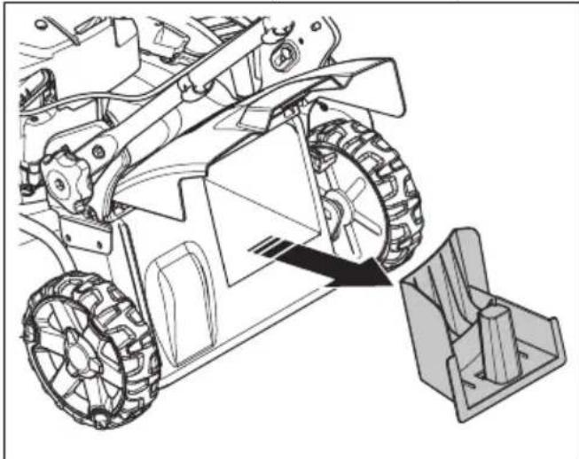 HUSQVARNA LB 256SP - So verwenden Sie das Gerät mit dem Grasfänger (LC 151, LC 151S) - 2