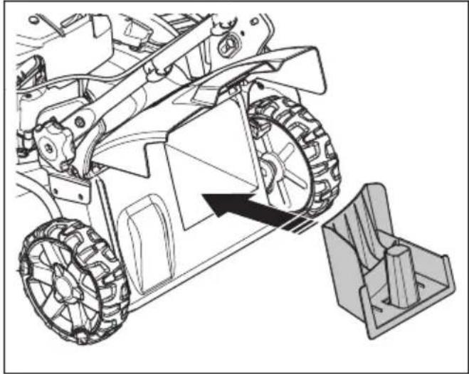 HUSQVARNA LB 256SP - To change the product to side discharge mode - 3